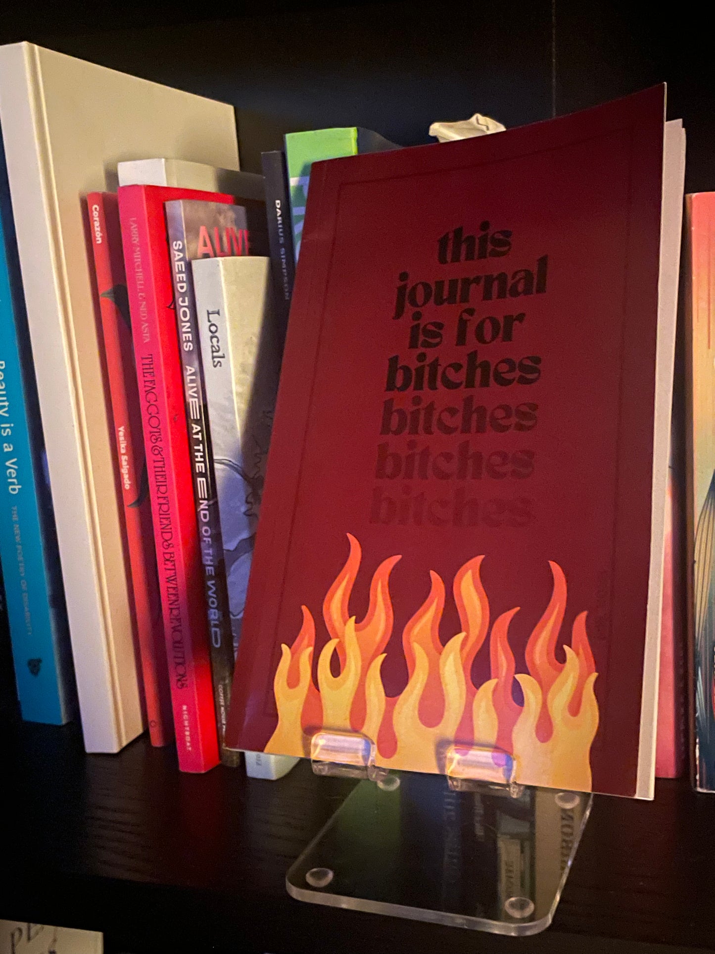 PRINT COPY journal for b-tches (digest size - 5.5 x 8.5 inches)