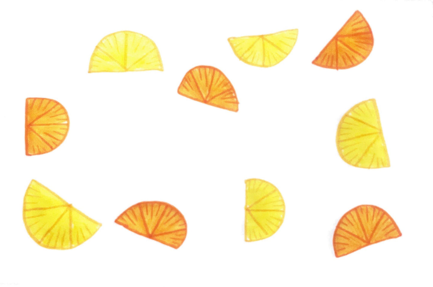 5x7 "CITRUS Pack" Stationery Set (5 cards)