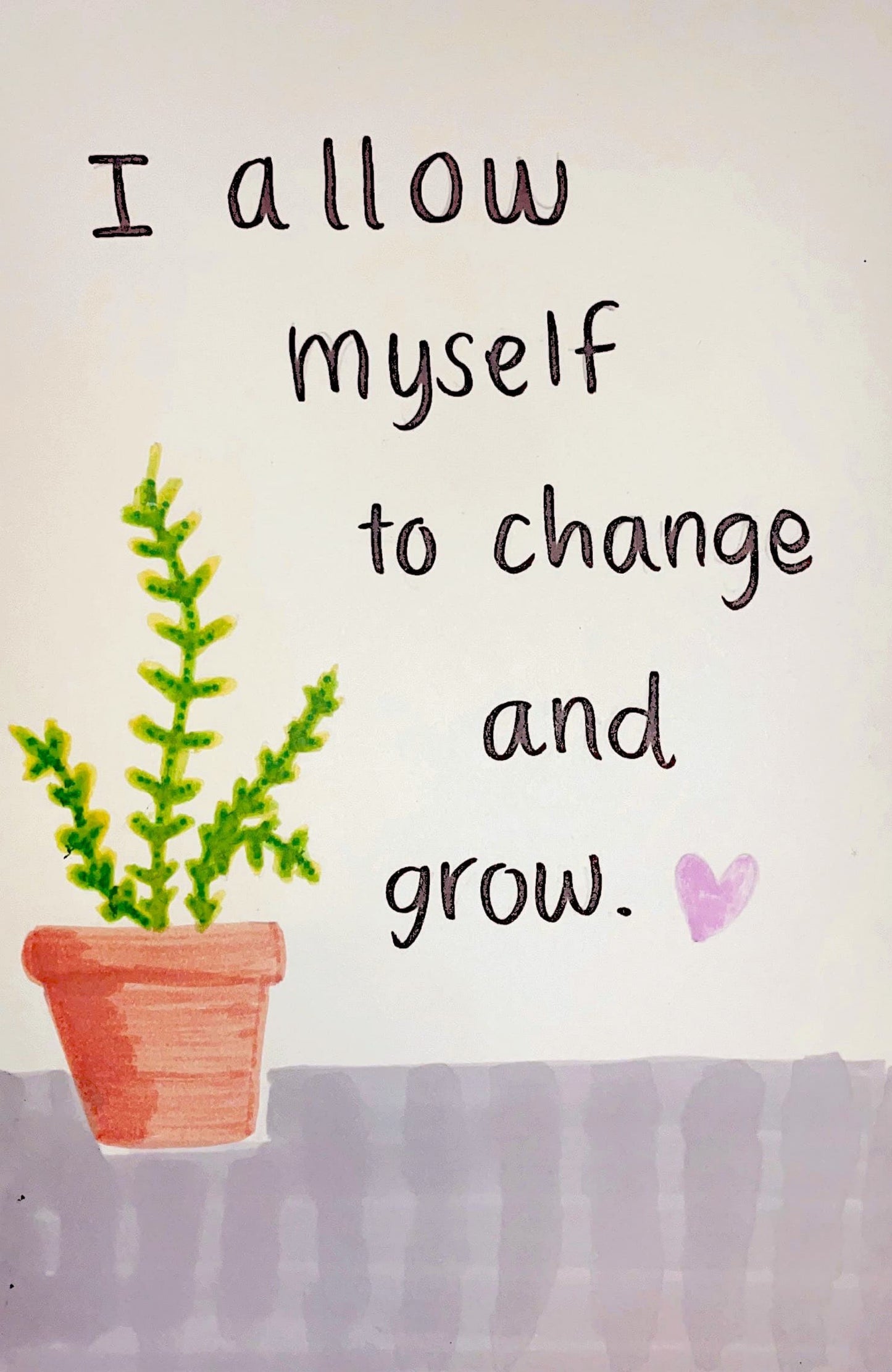 4 Postcards - Affirmations Set