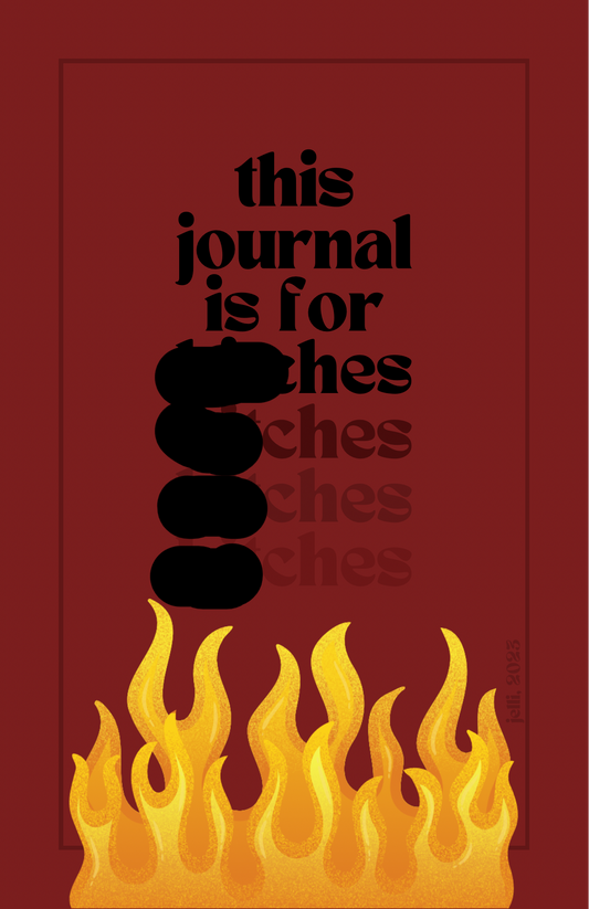 *E-BOOK* journal for b-tches (PDF, digest size - 5.5 x 8.5 inches)